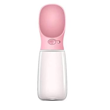 Imagem de Bebedouro Pet Portátil e Automático para Agua - 550ml para Cães e Gatos - Cor Rosa