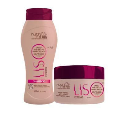 Imagem de Shampoo e Máscara Liso Extremo Nutriminas Antifrizz UVA+UVB