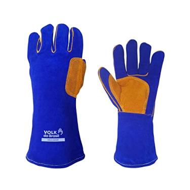 Imagem de Luva de Proteção Soldador Weld Smart Volk Cano Médio Até 500º CA 42917