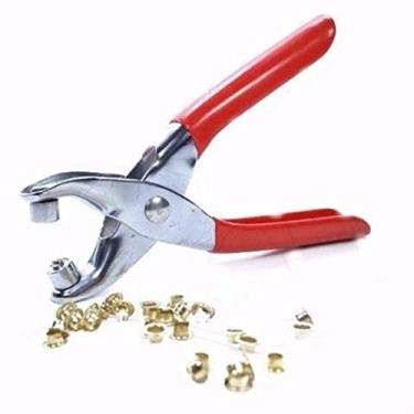 Imagem de Alicate Para Ilhós Com 100 Ilhoses De