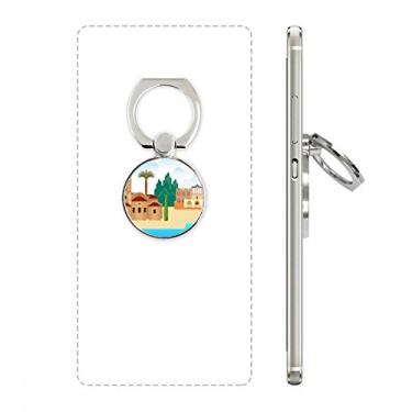 Imagem de Suporte de anel de telefone de construção de marco nacional do Chipre com alça ajustável