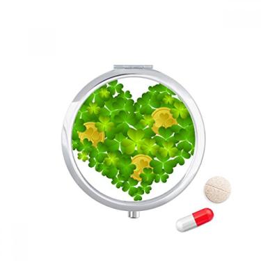 Imagem de Clover Heart Ireland St.Patrick's Day Caixa de armazenamento de remédios
