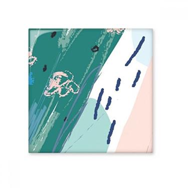 Imagem de Rivers Abstract Plants Art Pattern Ceramic Tile Glossy Decal Glazed Tijolo Adorn Stone