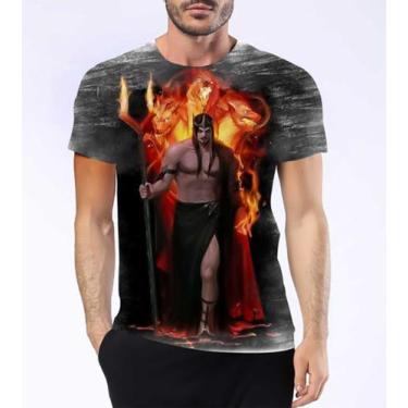 Imagem de Camiseta Camisa Hades Deus Submundo Cerberus Mitologia 10 - Estilo Kra