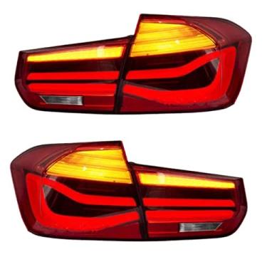 Imagem de MALOOS Carro LED Luz traseira Luz indicadora de direção traseira Lâmpada de parada de freio Luzes de ré Acessórios Para BMW F30 F35 3series 2013 2014 2015