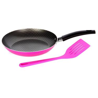 Imagem de Frigideira Multiflon Color Pop Antiaderente Ultra 7 Rosa - 24 cm