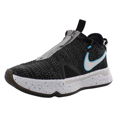Imagem de Nike Tênis unissex Pg 4, Preto/Branco/Cinza Lobo, 5.5 Women/4 Men