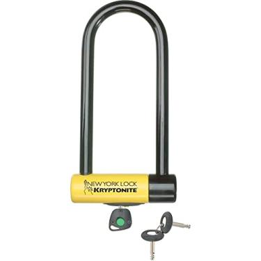 Imagem de Kryptonite 994589 New York Lock M18-WL Cadeado em U - Preto/Amarelo, Tamanho Único