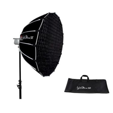 Imagem de Aputure Light Dome SE 33,5” de grande abertura com Softbox de profundidade compacta, modificador de iluminação Bowens Mount para criação de conteúdo, entrevistas e fotografia de retrato