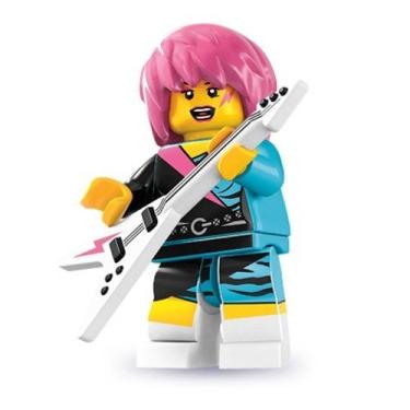 Imagem de Lego Mini boneco Rocker Girl S rie 7