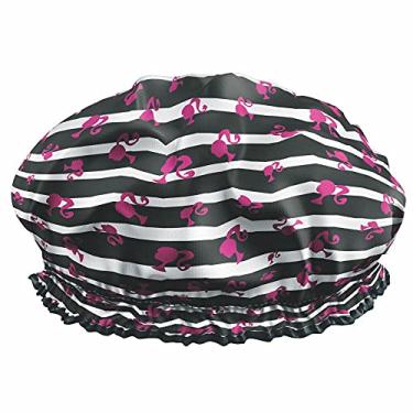 Imagem de Condor, Touca de Banho e Hidratação, Barbie, Mantém os Fios Bonitos e Saudáveis, Forro Duplo e Costura Reforçada