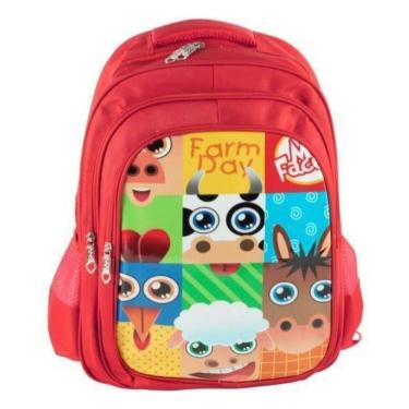 Imagem de MOCHILA DE COSTAS 3 ZIPPERS FARM DAY 17" POLEGADAS