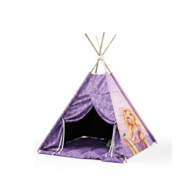 Imagem de Cabaninha/tenda/toca Infantil para Festa do Pijama Rapunzel