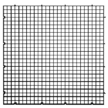 Imagem de DEMONTALK 8 peças de tampas de divisórias de aquário, placa de bandeja de isolamento inferior de grade de aquário, caixa de ovos de plástico