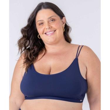 Imagem de Top Plus Size Zero elásticos com reforço interno para sustentação dos seios