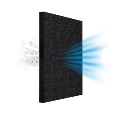 Imagem de Daikin Filtro de substituição de carbono BAD105A4N para purificador de ar doméstico MCKB70YSAU, remove moléculas de odor, gases, fumaça, irritantes e outras partículas, cortado para caber para fácil