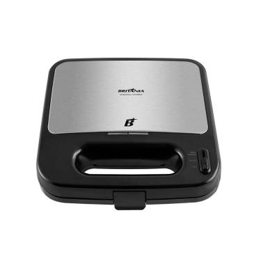 Imagem de Sanduicheira E Grill Britânia Bgr20 Chapas Antiaderentes 1500w 127v