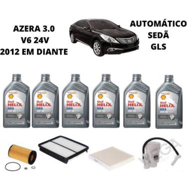 Imagem de Kit revisão troca de oleo azera 3.0 v6 2012 em diante shell