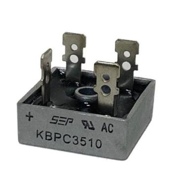 Imagem de Kit 4 pçs - diodo ponte retificadora kbpc3510 - 35a 1000v - SEP