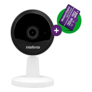 Imagem de Câmera Wi-fi Hd 1 Mega Imx1 + Cartão Micro-sd 32gb Intelbras