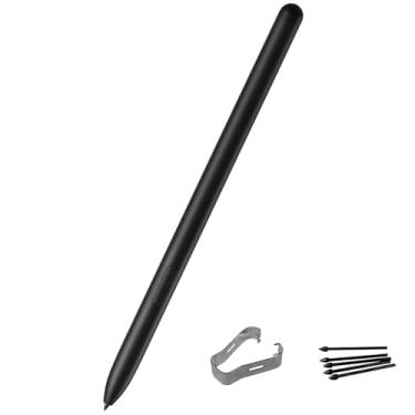 Imagem de Galaxy Tab S10 Plus S Pen para Samsung Galaxy Tab S10 Plus Caneta Stylus de substituição 4.096 Níveis de pressão sem Bluetooth + 5 pontas grátis (preto)