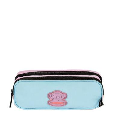 Imagem de Estojo Escolar Duplo 2 Compartimentos Paul Frank Sestini Cor Color Blo