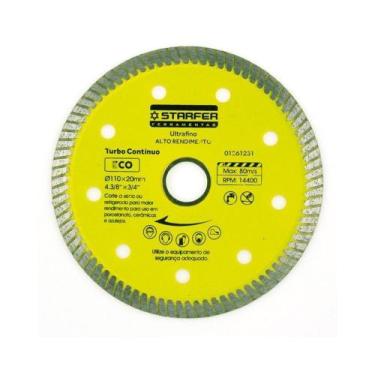 Imagem de Disco de Corte Diamantado Porcelanato Azulejo Turbo Eco 4.3/8 x 3/4 - 