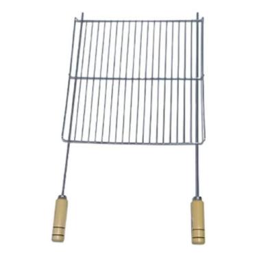 Imagem de Grelha Uruguaia Reforçada C/Borda Churrasqueira 40X40Cm Jjb - Jjb Util