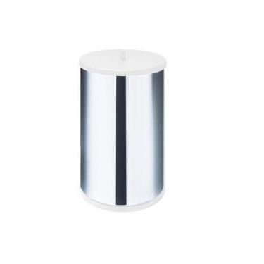 Imagem de Lixeira Inox Branca 9.1 Litros Para Cozinha, Pia E Banheiro - Martinaz
