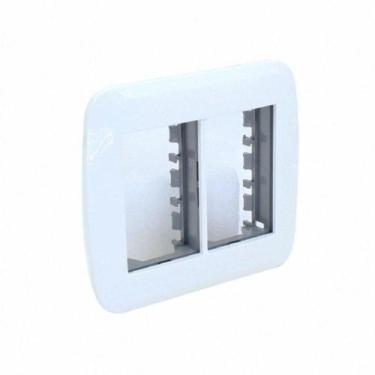 Imagem de Espelho 6 blocos para Caixa 4x4 branco DX Dutotec