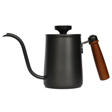 Imagem de Chaleira Bico Fino Mimo AF23288 Inox Preto com Termômetro - Mimo Style