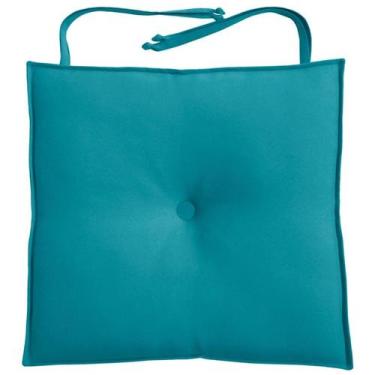 Imagem de Almofada Para Cadeira 40x40cm Moond - FASTLAR, *Azul Turquesa