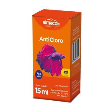 Imagem de Condicionador de Água Nutricon Anti Cloro para Aquários 15ml - Nutrico