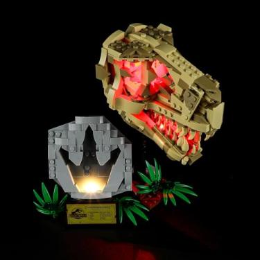 Imagem de Vaodest LED Light for Lego 76964 Dinosaur Fossils: T. rex Skull Set,Design and Configuration Compatible with Model 76964 (LED Light Only, Not Building Block Kit)