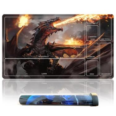 Imagem de sabermaster TCG Playmat yugioh playmat tapetes de mesa tamanho 70X40 cm Mousepad compatível com MTG RPG CCG Jogo de cartas colecionáveis tapetes de jogo original Play Mat Art Designs e acessórios (17)