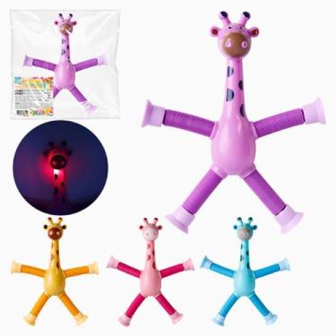 Imagem de 1 Tubo Divertido Led Pop Tube Girafa Que Estica - Art Brink