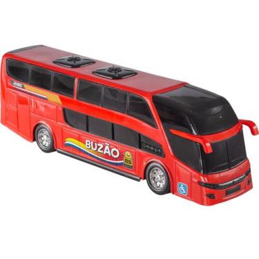 Imagem de Ônibus De Brinquedo Buzão Várias Cores - Bs Toys, Vermelho