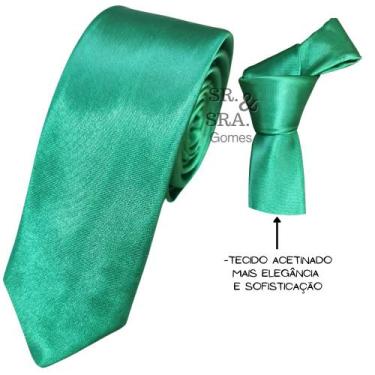 Imagem de Gravata Slim E Semi Slim Modernas Em Cetim Para Padrinhos Alta Qualida