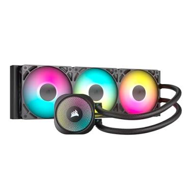 Imagem de CORSAIR Cooler líquido para CPU Nautilus 360 RS ARGB – 360 mm AIO – Baixo ruído – Conexão direta da placa-mãe – Daisy-Chain – Intel LGA 1851/1700, AMD AM5/AM4 – 3X RS120 ARGB Ventiladores Incluídos –