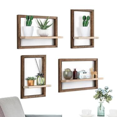 Imagem de Prateleira de parede para sala de estar, prateleiras quadradas flutuantes | Prateleiras flutuantes quadradas Prateleira de parede de - Decoração de casa com exibição de armazenamento de parede em cubo
