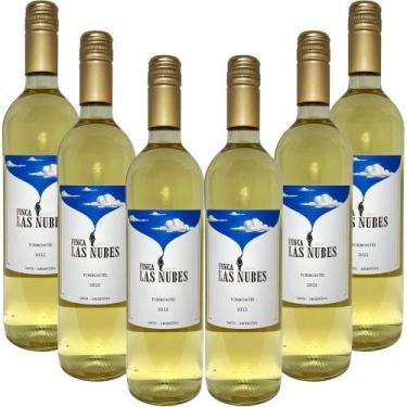 Imagem de Kit 6 pçs Vinho Branco Torrontés Finca Las Nubes Argentino 750ml - Fin