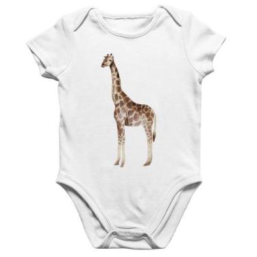 Imagem de Body Bebê Algodão Girafa - Foca na Moda, Branco, GG