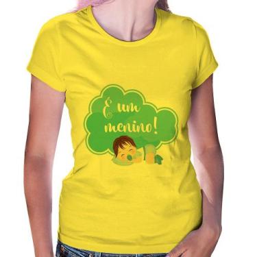 Imagem de Baby Look É um menino - Foca na Moda, Amarelo, M