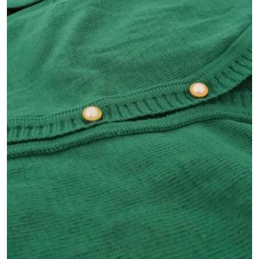 Imagem de Blusa De Frio Suéter Tricot Lisa Inverno - Xora menina, Verde liso