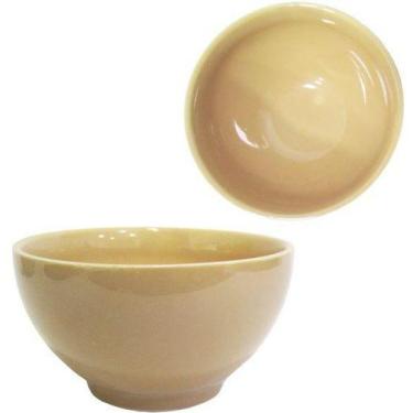 Imagem de Tigela / cumbuca de porcelana bowl caramelo 300ml - PORCELANAS HR