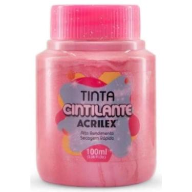 Imagem de Tinta Pva Cintilante 100ml - 828 Rosa Antigo Acrilex