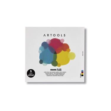 Imagem de Guache bisnaga palette 22ml 5 cores artools