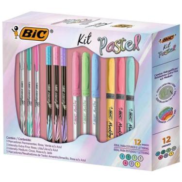 Imagem de Kit Promocional TONS Pastel com 12 ITENS - BIC