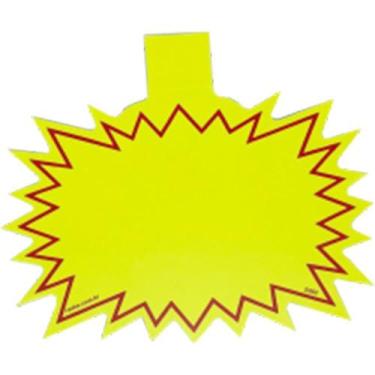 Imagem de Cartaz para Marcação SPLASH Liso com ABA 12X15CM - Pacote com 25 Unida