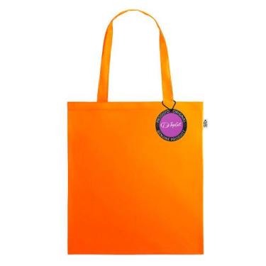 Imagem de Sacola Ecobag em rPet 38x42cm Jerez TopGet, Laranja
